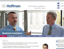 Tablet Screenshot of hoffmaninsurance.com